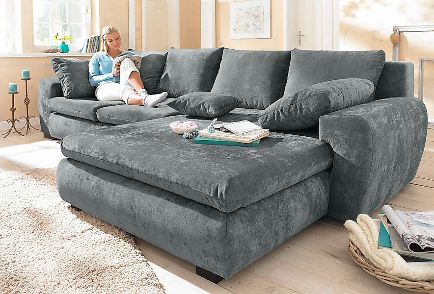 Home affaire Ecksofa "Cara Mia L-Form, B: 325 cm - OTTO. Verlässliche Quali günstig online kaufen