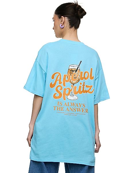 Worldclassca T-Shirt Worldclassca Oversized Print Aperol Spritz T-Shirt Som günstig online kaufen