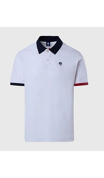 North Sails Poloshirt (Baumwolle) weiss Herren günstig online kaufen