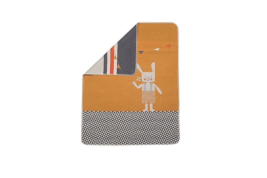 Babydecke Juwel mit Stick 'Hase' 70 x 90 cm, DAVID FUSSENEGGER günstig online kaufen