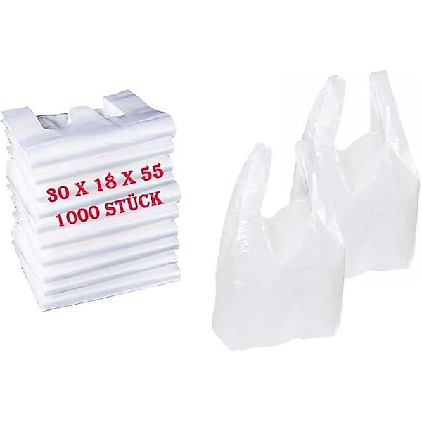 Lauroo Tragetasche Hemdchentragetaschen Weiß 30x18x55 cm günstig online kaufen