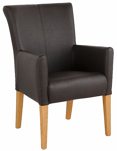 Home affaire Armlehnstuhl »King BESTSELLER!«, Kunstleder, Esszimmerstuhl mi günstig online kaufen