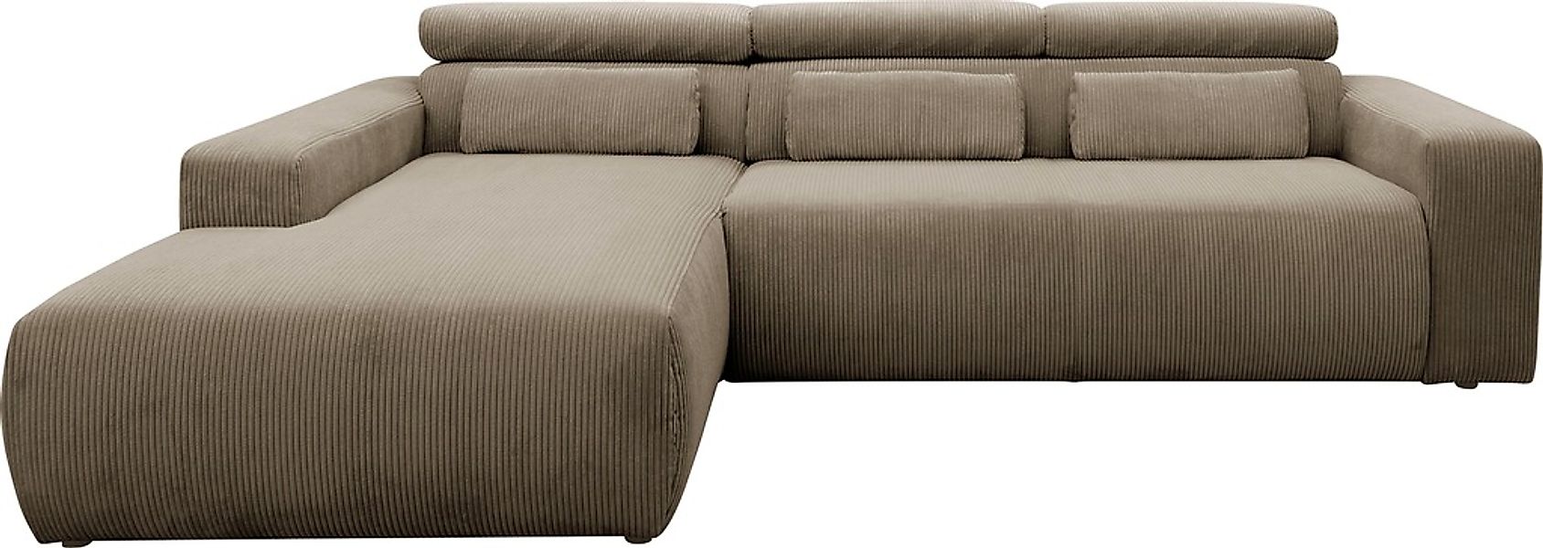 DOMO collection Ecksofa "Brandon B/T: 289/177 cm, belastbar bis 140kg/ Sitz günstig online kaufen