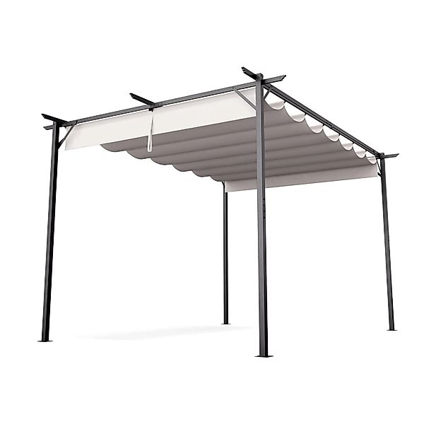 Blumfeldt Pantheon Robust Pergola Gartenpavillon 3x4 m Wetterbeständig Stah günstig online kaufen