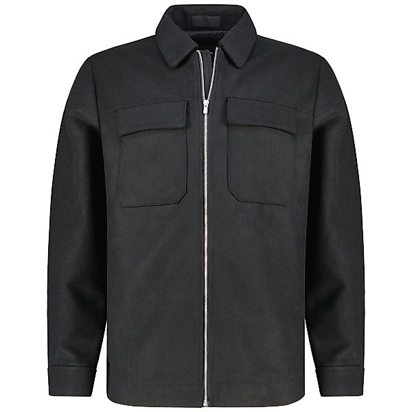 Jack&Jones Hemdjacke mit Wolle, wasser- und schmutzabweisend Farbe schwarz günstig online kaufen