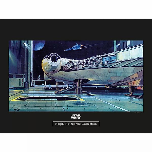 Komar Poster Star Wars Classic RMQ Falcon Hangar Star Wars - Classic B/L: c günstig online kaufen