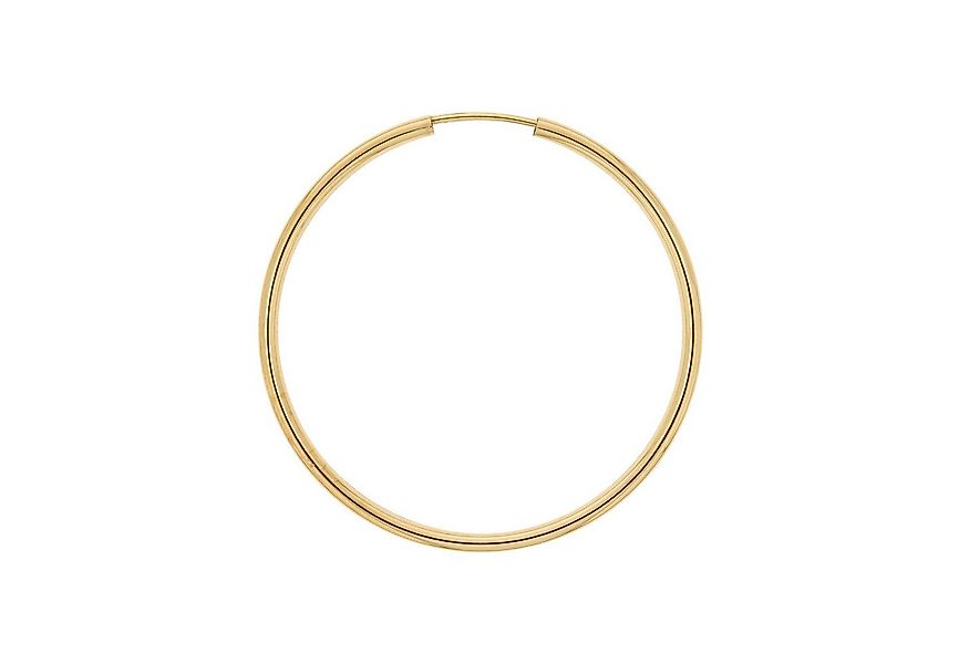 Vivance Paar Creolen 585/- Gelbgold glanz 40 mm günstig online kaufen