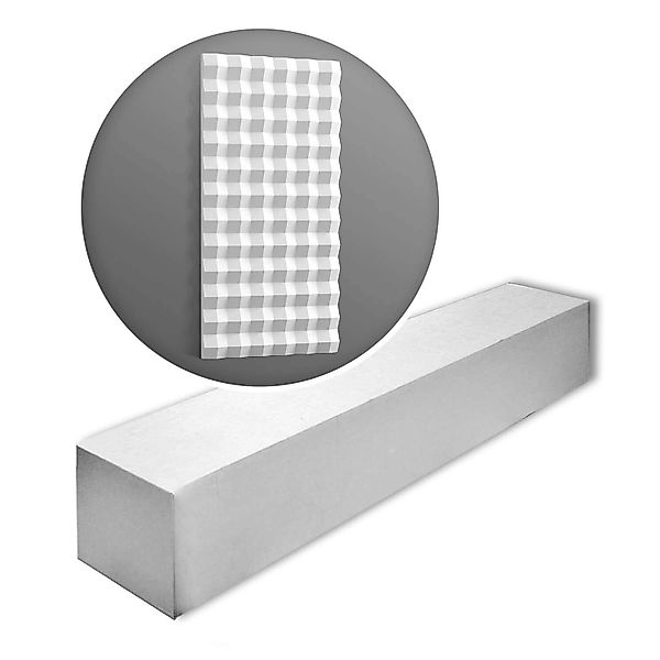 ORAC DECOR W115-Box Slope 3D Wandpaneele 1 Karton Set mit 7 Paneelen 14 m W günstig online kaufen