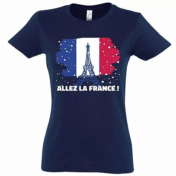 Youth Designz T-Shirt Allez la France! Damen Shirt mit trendigen Frontprint günstig online kaufen