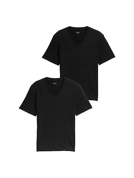 TOM TAILOR T-Shirt (Packung, 2-tlg) mit V-Ausschnitt, Doppelpack günstig online kaufen