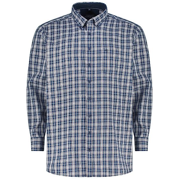 CASA MODA Kariertes Freizeithemd Farbe blau Größe: 3XL günstig online kaufen