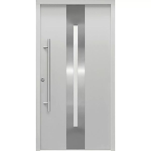 Sicherheits-Haustür ThermoSpace Prime Dublin RC2 Komfort Grau 110 x 210 cm günstig online kaufen