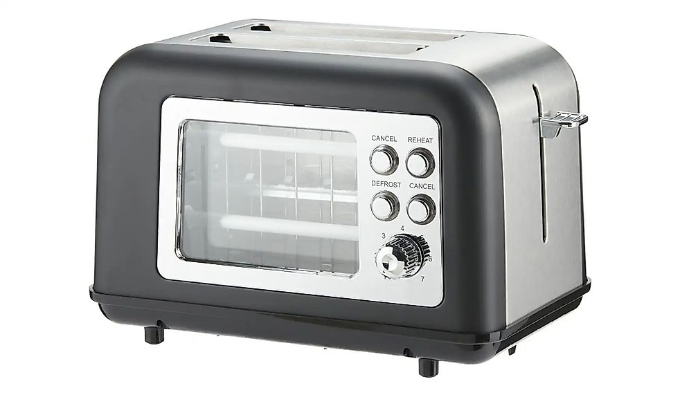 KHG Toaster  TO-8000GS ¦ schwarz ¦ Kunststoff ¦ Maße (cm): B: 28,3 H: 18 T: günstig online kaufen