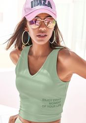 Buffalo Tanktop mit Statement Druck günstig online kaufen