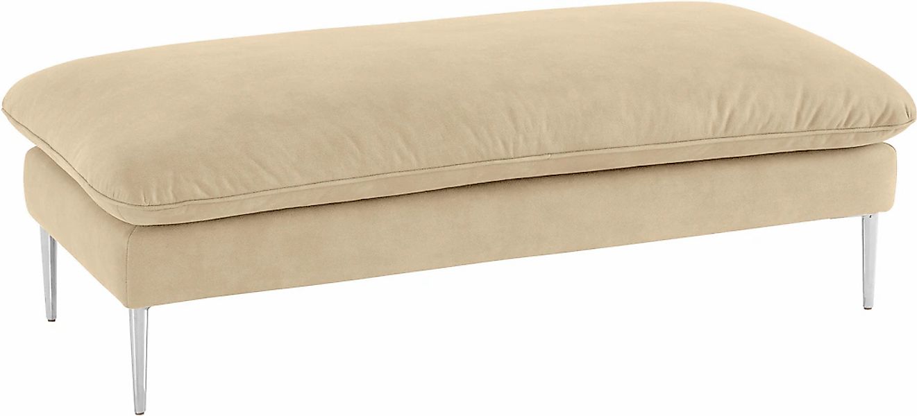 W.SCHILLIG Hocker "enjoy&MORE", Füße Chrom glänzend, Breite 151 cm günstig online kaufen
