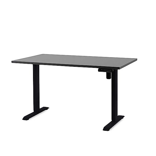 Schreibtisch höhenverstellbar rechteckiger Tischplatte günstig online kaufen