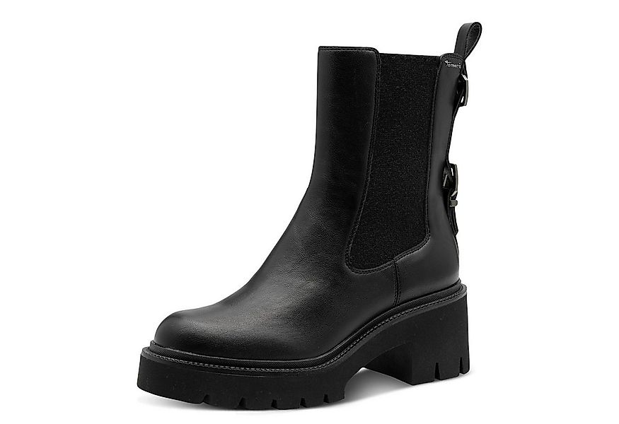 Tamaris Chelseaboots, Blockabsatz, Stiefelette mit Zierschnallen-Element an günstig online kaufen