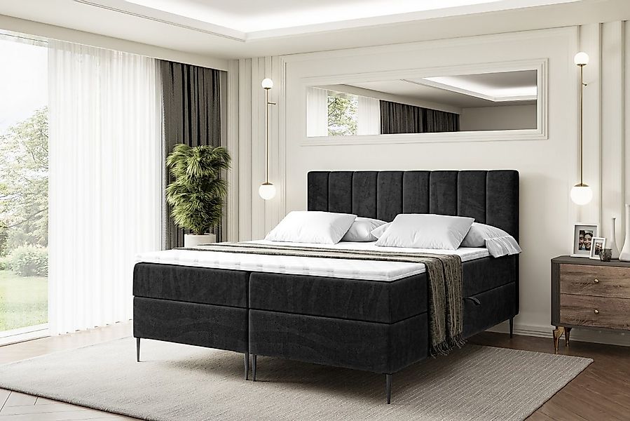 ALTDECOR Boxbett OTTA-F (Multipocket-Matratze H4, H3 Matratze Bonellfederun günstig online kaufen