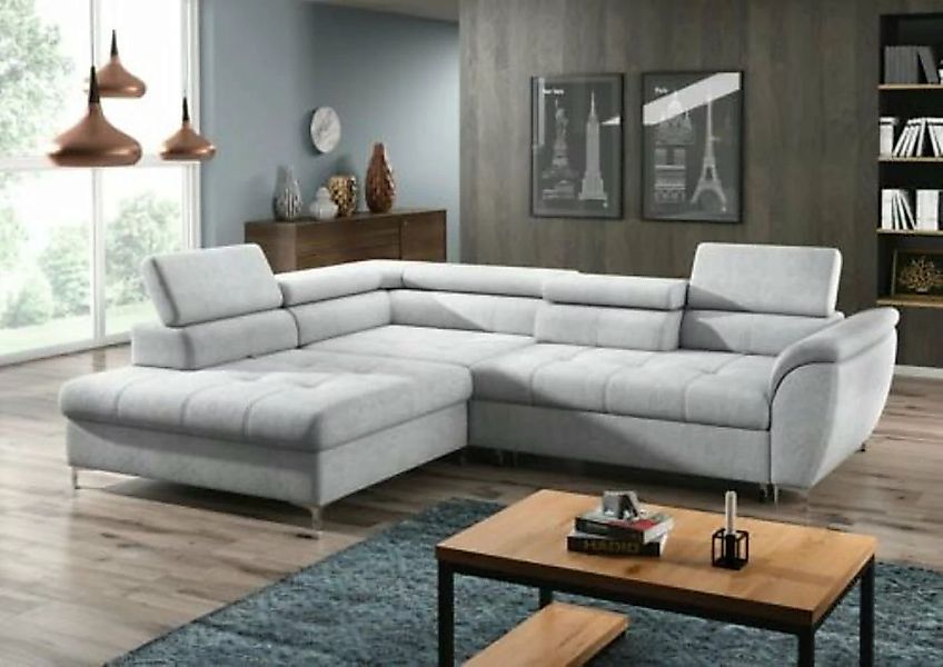 JVmoebel Ecksofa Ecksofa Schlafsofa Polster Eck Couch Garnitur Bettfunktion günstig online kaufen