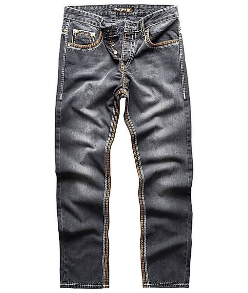 Rock Creek Straight-Jeans Herren Jeans Comfort Fit dicke Nähte RC-2168 günstig online kaufen