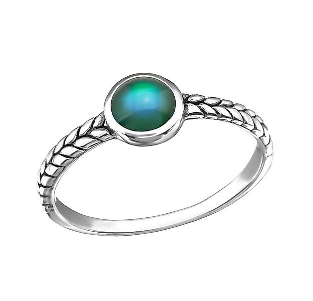 Order & Smile Schmuck Silberring Stimmungsring: Mood Ring Silber 925 günstig online kaufen