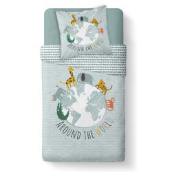 Familando Kinderbettwäsche Around the World 135x200 günstig online kaufen