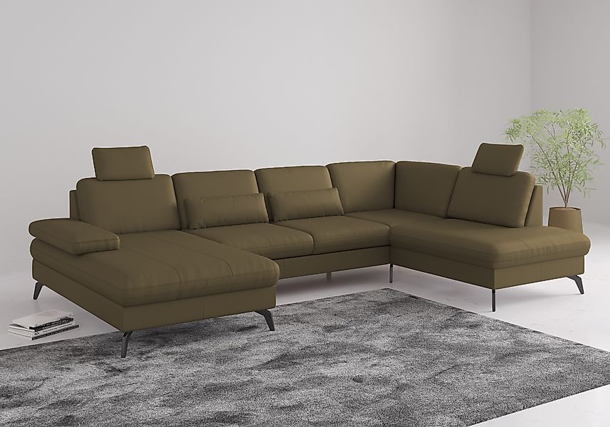 sit&more Wohnlandschaft Morris U-Form, inkl. Sitztiefenverstellung, günstig online kaufen