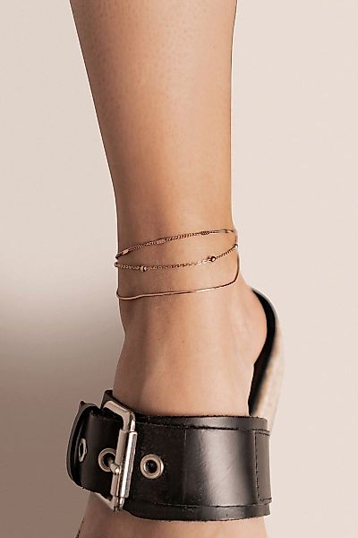 Hey Happiness Fußkette Trio-Klassik, Layer Damen günstig online kaufen