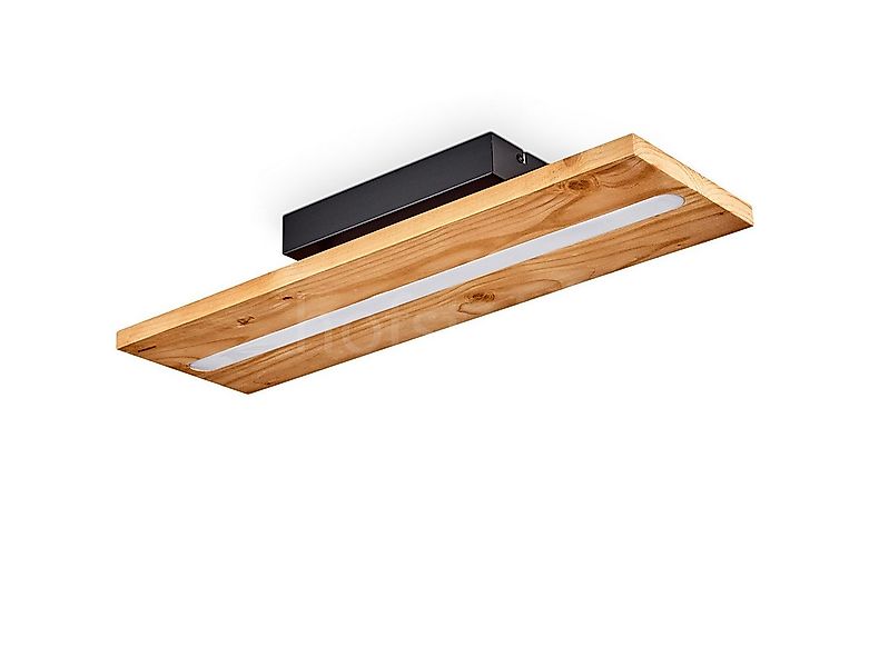 hofstein Deckenleuchte »Volano« Deckenlampe aus Metall/Holz günstig online kaufen