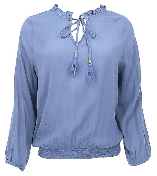 Guru-Shop Longbluse Schlupfpbluse Boho chic, luftige Langarmbluse -.. alter günstig online kaufen