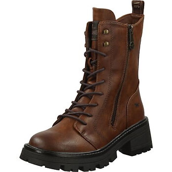 Mustang Shoes Schnürstiefelette "Mustang Shoes Stiefelette Lederimitat" günstig online kaufen