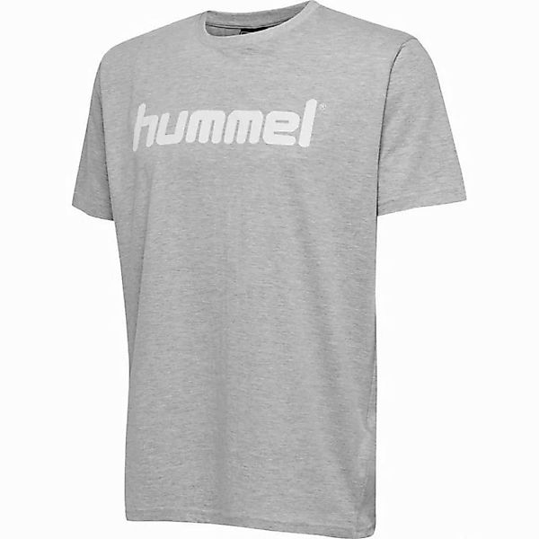 hummel T-Shirt Logo T-Shirt Sport Kurzarm Rundhals Shirt aus Baumwolle HMLG günstig online kaufen