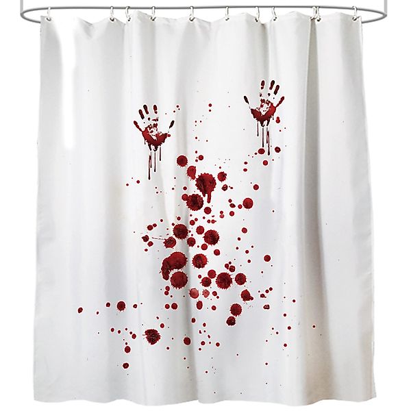 SANILO Duschvorhang Blood Hands 180 x 200 cm günstig online kaufen