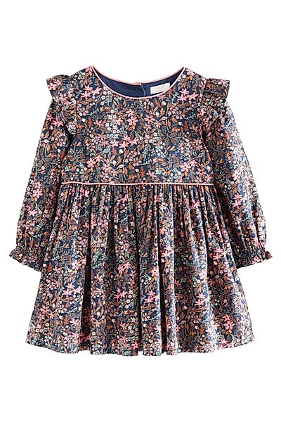 Next Blusenkleid Langärmeliges Kleid mit Rüschen günstig online kaufen