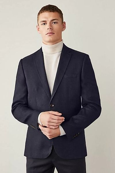 Next Sakko Nova Fides Slim Fit Blazer aus Leinenmix (1-tlg) günstig online kaufen