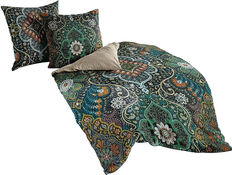 Jekatex Wendebettwäsche "MERAN" 2 Stk. tlg. Bettwäsche-Set aus 100% Baumwol günstig online kaufen