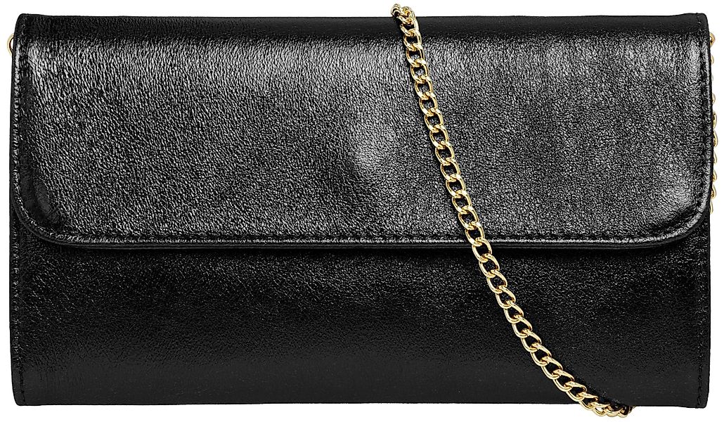 Caspar Clutch Abendtasche Metallic Leder Damen günstig online kaufen