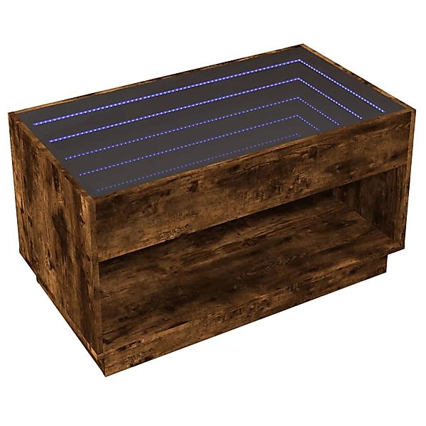 vidaXL Couchtisch mit Infinity-LED Räuchereiche 90x50x50 cm 847669 günstig online kaufen