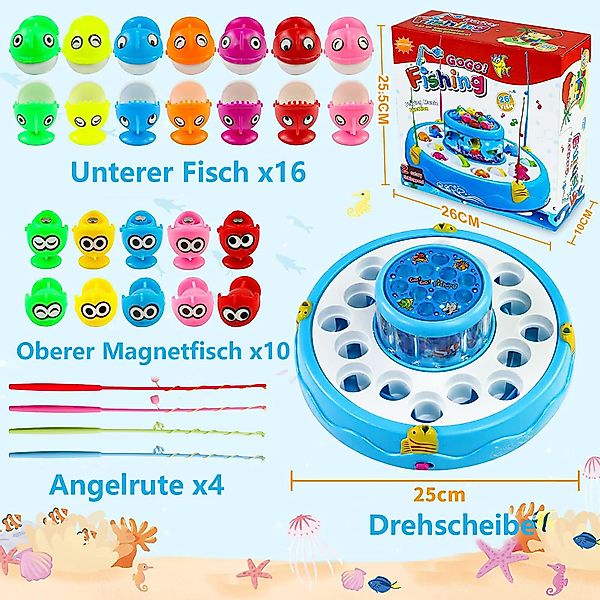 CLTYQ Lernspielzeug Magnetische Angelspiel Montessori Spielzeug günstig online kaufen