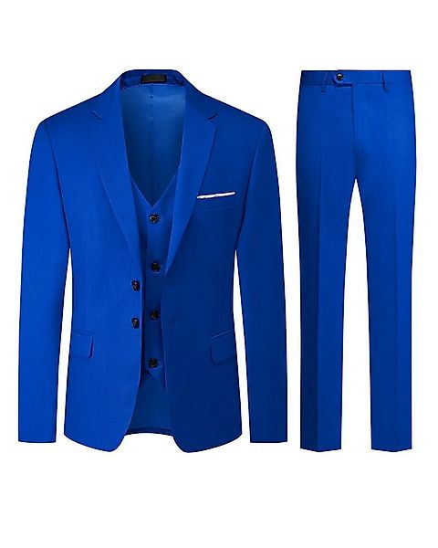 Allthemen Anzug (3 tlg) Herren Slim Fit Hochzeitsanzug komplett eleganter A günstig online kaufen