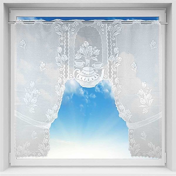 Arsvita Vorhang, Stangendurchzug (1 St), halbtransparent, günstig online kaufen