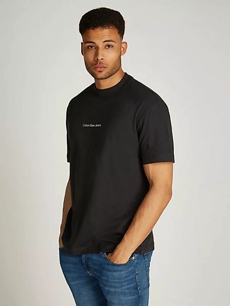 Calvin Klein Jeans T-Shirt GRID MONOGRAM TEE mit Backprint günstig online kaufen