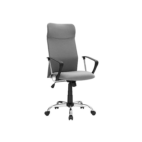 Songmics Schreibtischstuhl Ergonomisch Höhenverstellbar Neigbar Grau günstig online kaufen
