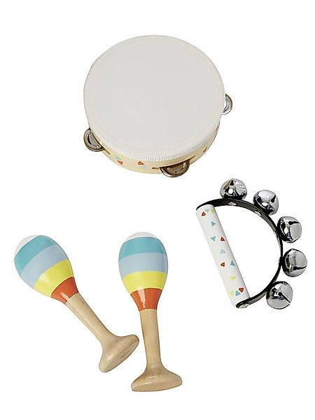 vertbaudet Spielzeug-Musikinstrument Kinder Perkussion-Set, Holz FSC® günstig online kaufen