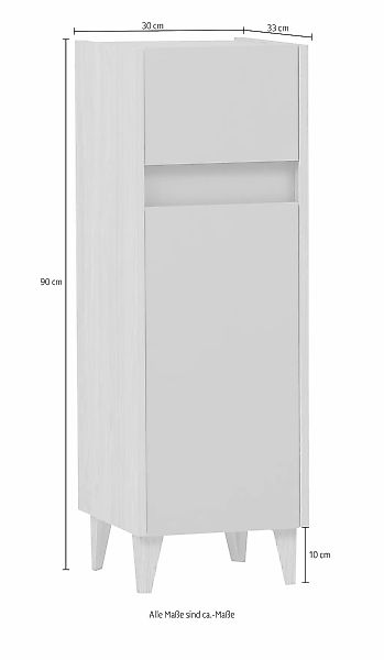 welltime Unterschrank "Elba" Breite 30,2 cm günstig online kaufen