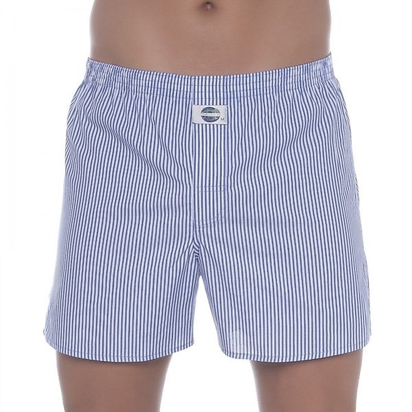 D.E.A.L International Boxershorts Blau Weiß Gestreift günstig online kaufen