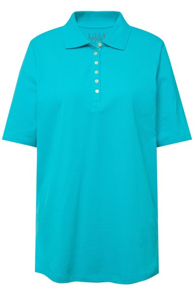 Ulla Popken Poloshirt Poloshirt Piqué Polokragen günstig online kaufen