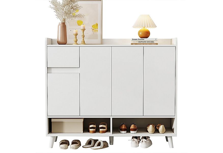 Merax Sideboard mit 1 Schublade, 4 Türen und verstellbaren Regal (1 St), Ko günstig online kaufen