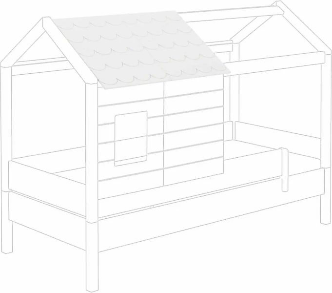 PAIDI Spielbett-Dachelement "TINY HOUSE" Set, 2er-Set, individuell verstell günstig online kaufen