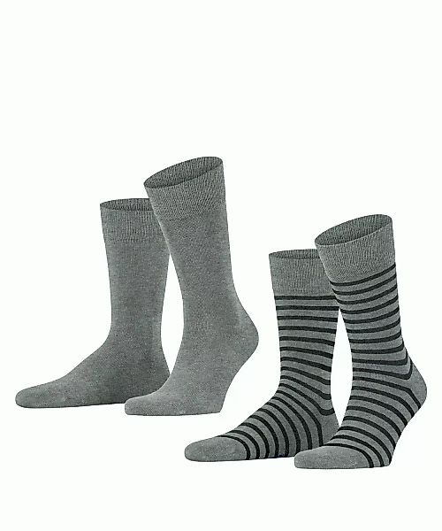 Esprit Herren Socken Fine Stripe 2er Pack günstig online kaufen